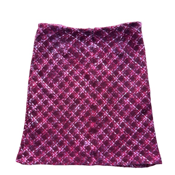 Vintage Betsey Johnson Wool Blend Pink Tweed Blazer Skirt Set (S/M) Made in USA - Picture 16 of 17